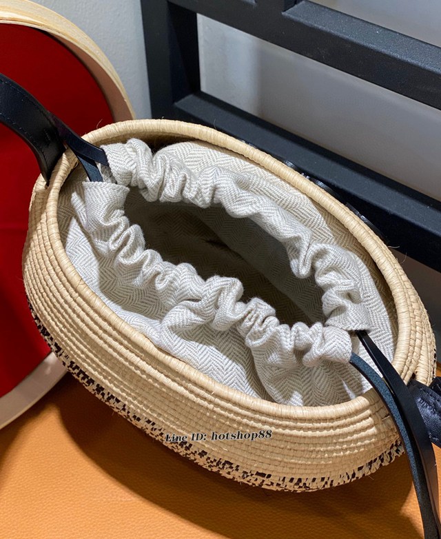 Loewe專櫃新款羅意威草編包夏日限定Basket小蜂巢燈籠包10933 lyw1240